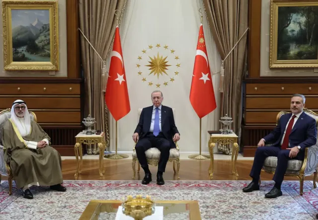 Cumhurbaşkanı Erdoğan, Kuveyt Dışişleri Bakanı Es-Sabah'ı Kabul Etti