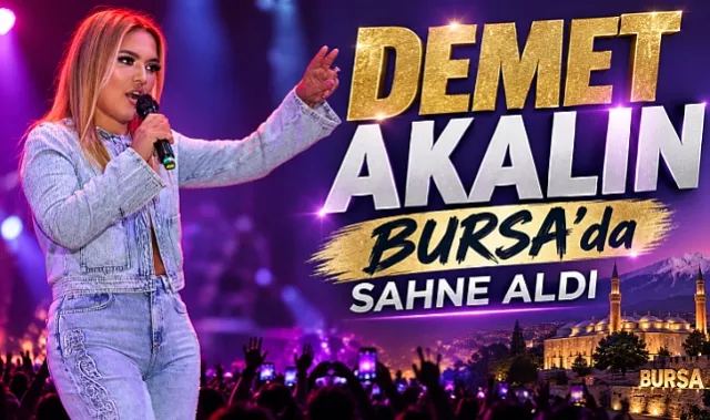Demet Akalın Bursa Kahve Festivali'nde Rüzgar Estirdi