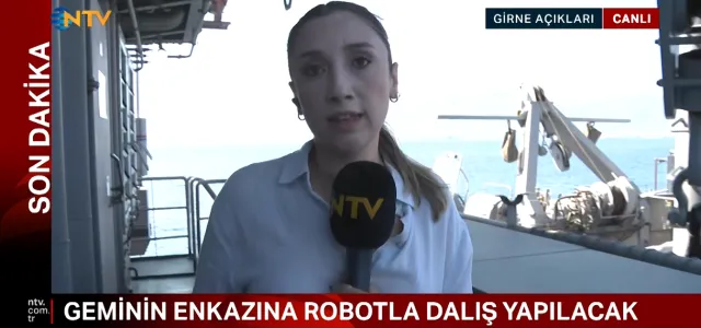 Girne'deki Feribot Faciasında Arama Çalışmaları Sürüyor: NTV Ekibi Askeri Gemide