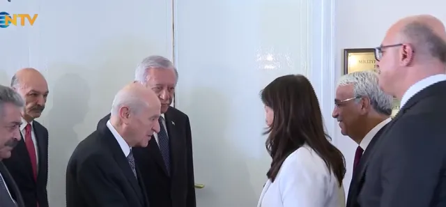 DEM Parti Heyetinden MHP Lideri Bahçeliye Kritik Ziyaret