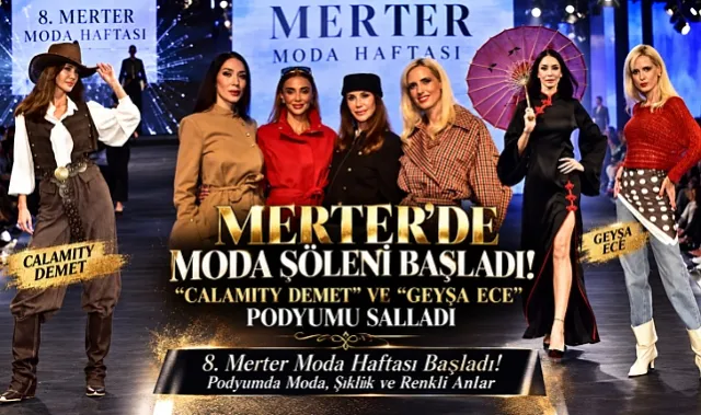 Merter'de Moda Şöleni Başladı! Calamity Demet ve Geyşa Ece Podyumu Salladı