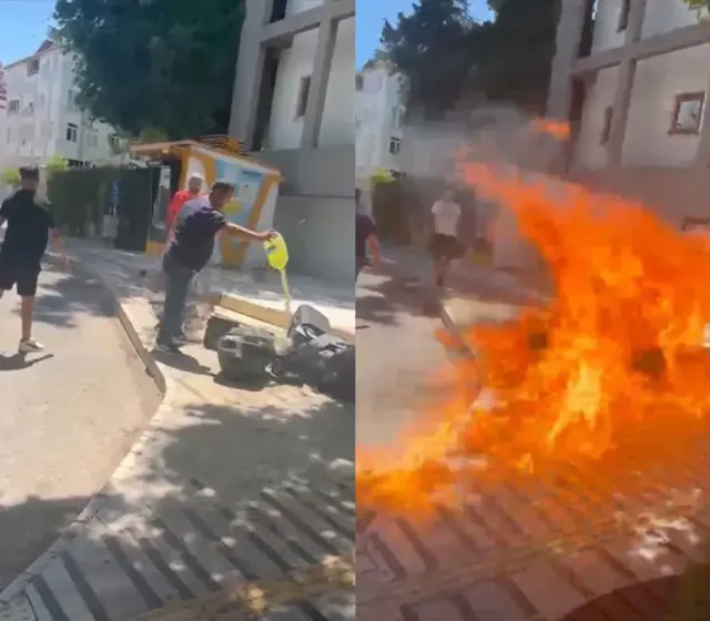 Manavgat'ta Belediyespor Önünde Ses Sistemini Yakan İşletme Sahibi Tutuklandı