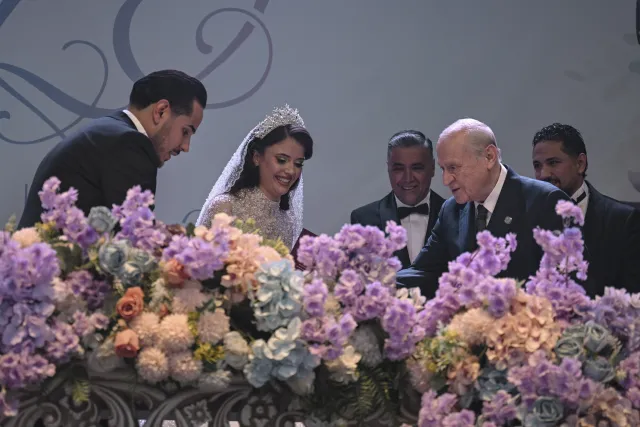MHP Genel Başkanı Devlet Bahçeli Nikah Şahidi Oldu