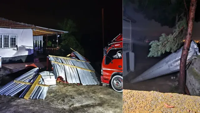 Kırıkkale'de Şiddetli Fırtına: Minareler Devrildi, Çatılar Uçtu
