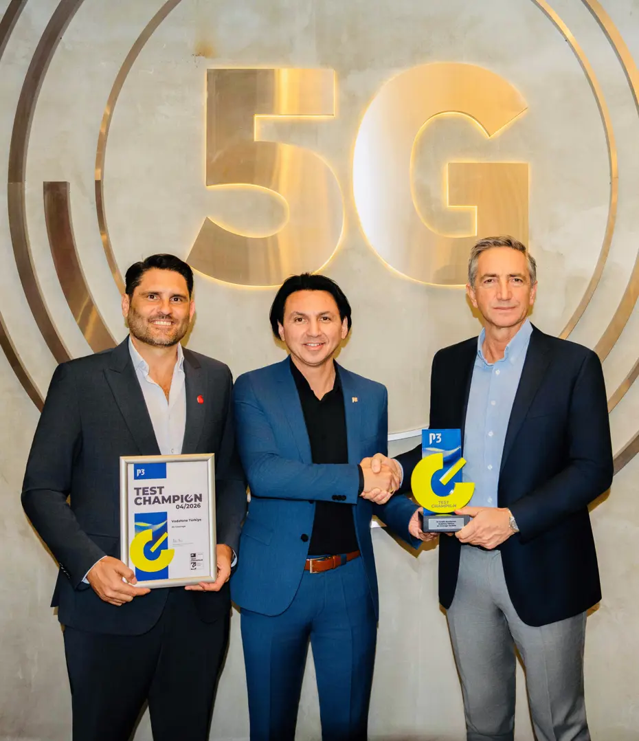 Vodafone Türkiye'nin En Geniş 5G Kapsama Alanına Sahip Operatörü Seçildi